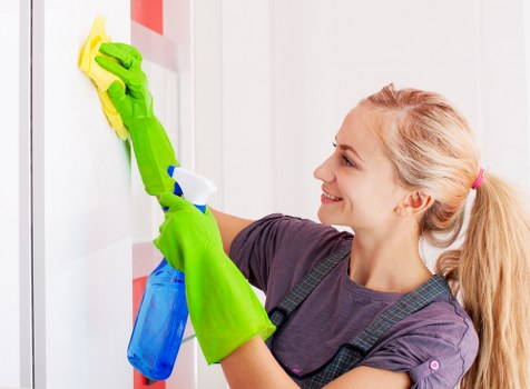 Cleaner pricing overview with estimate details for a property clearance job