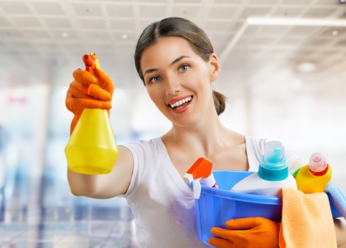 Barnes Cleaners recycling and sustainability initiative with separated materials