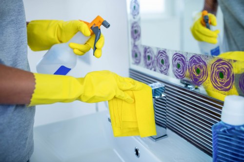 Professional fabric care process highlighting cleaning and finishing at Barnes Cleaners