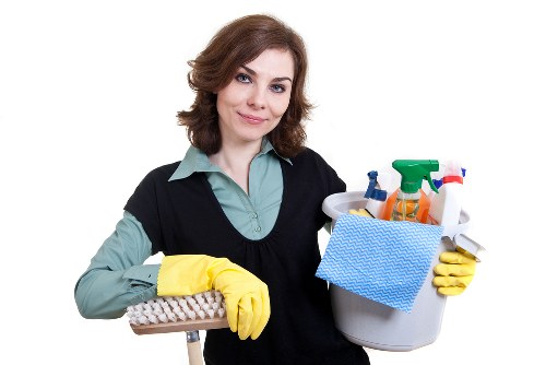 Kitchen cleaning during end of tenancy cleaning in Barnes