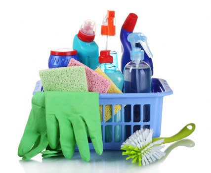 Bathroom refresh during domestic cleaning in Barnes